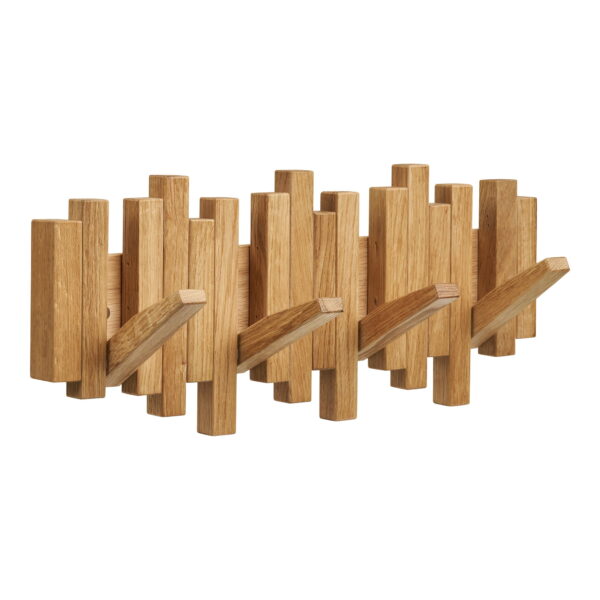 Caltra Garderobe 3x40x18 cm, Eiche, Naturfarben