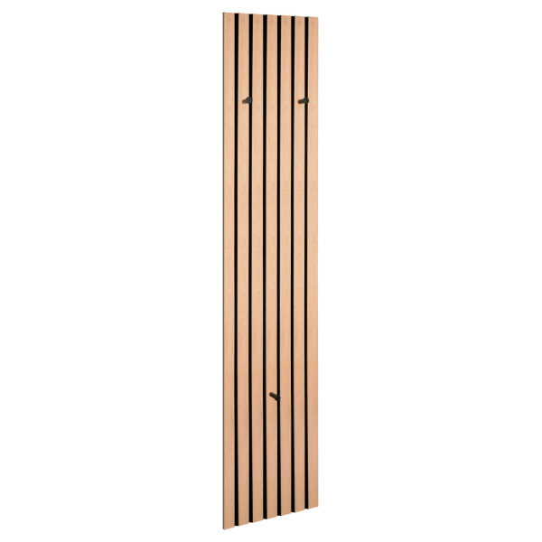 Xora GARDEROBENPANEEL Schwarz, Eiche Artisan xxxlutz.de