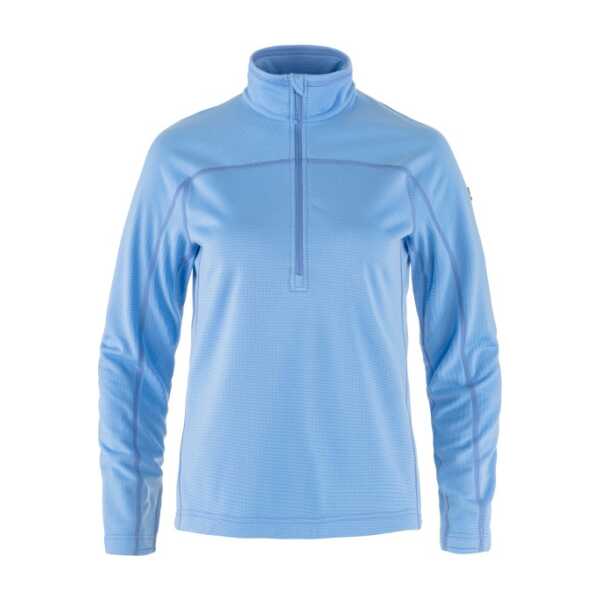 Fjällräven - Women's Abisko Lite Fleece Half Zip - Fleecepullover blau