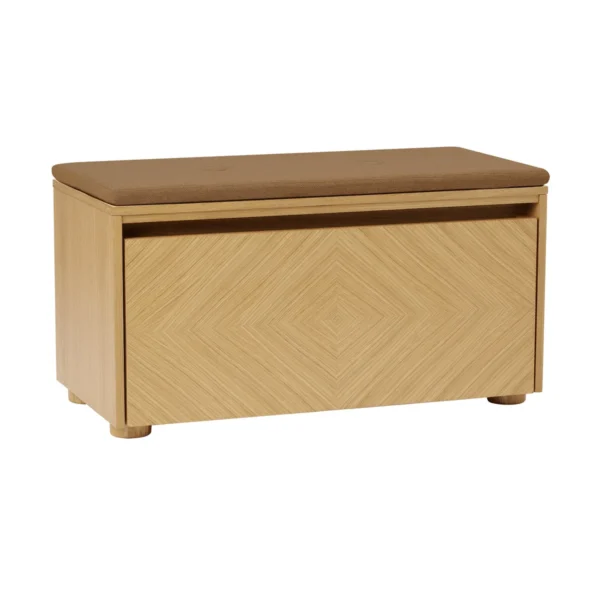UMAGE - Hideaway Aufbewahrungsbank, Eiche gerastert / sugar brown