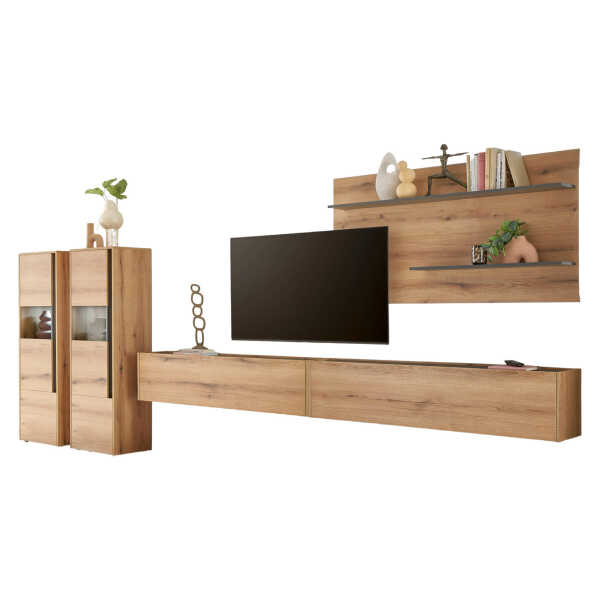 Furn.Design WOHNWAND Eiche