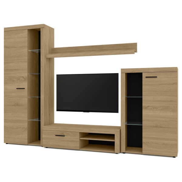 AX Living WOHNWAND Eiche