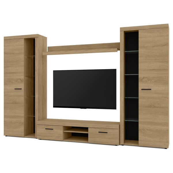 AX Living WOHNWAND Eiche