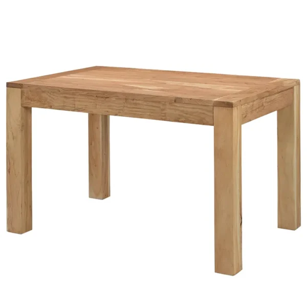 Ausziehbarer Massivholzesstisch SEPAR 120 x 80cm Braun
