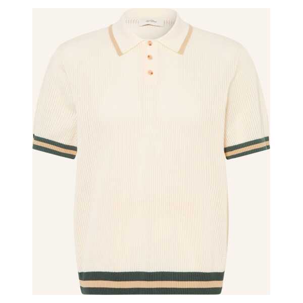 Les Deux Strick-Poloshirt weiss
