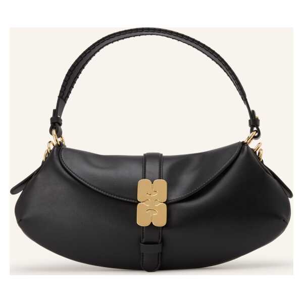 Ganni Handtasche B-Kat schwarz