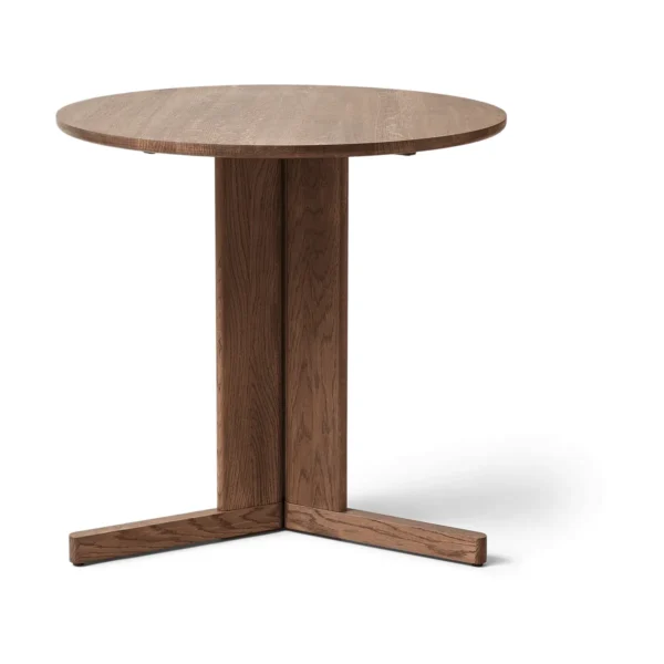 Form & Refine Trefoil Esstisch Ø75 cm Geräucherte Eiche