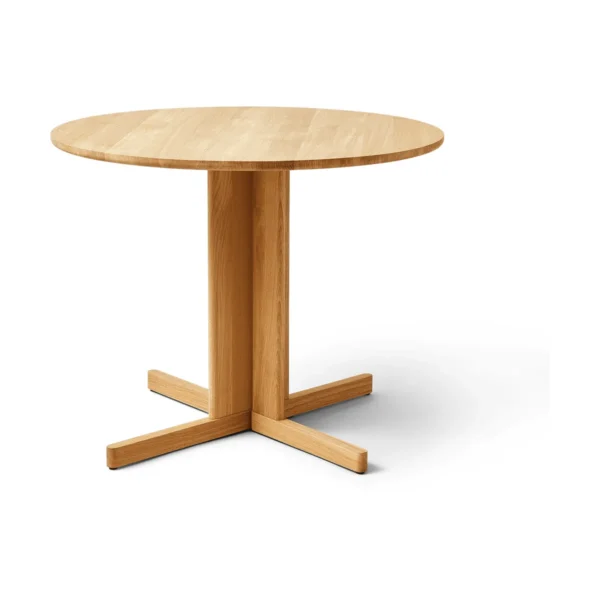 Form & Refine Trefoil Esstisch Ø90 cm Eiche