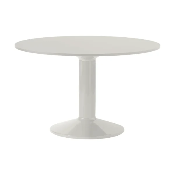 Muuto Midst Säulentisch Grey linoleum-grey, Ø120 cm