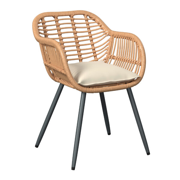 Ambia Garden GARTENSTUHL Grau, Natur, Beige xxxlutz.de