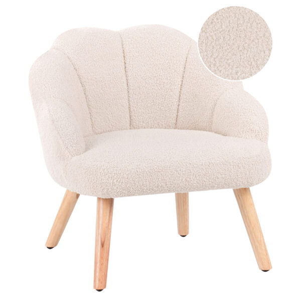 Beliani KINDERSESSEL Beige, Braun