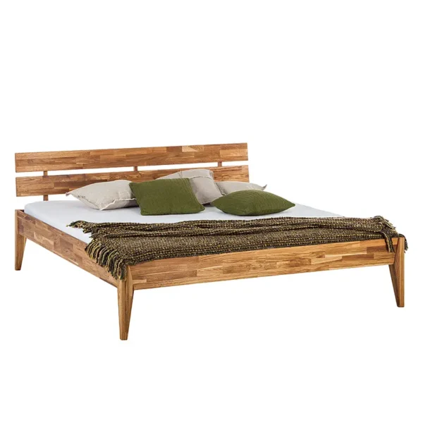 Massivholzbett JillWOOD 160 x 200cm Massivholz Eiche, geölt Braun/Eiche Eiche