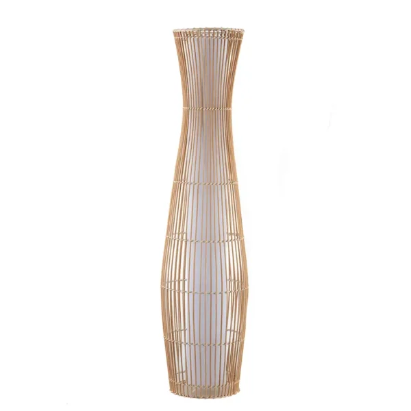 Stehleuchte Feux 27 x 110 x 27cm Beige/Beige Material: Kunststoff E27
