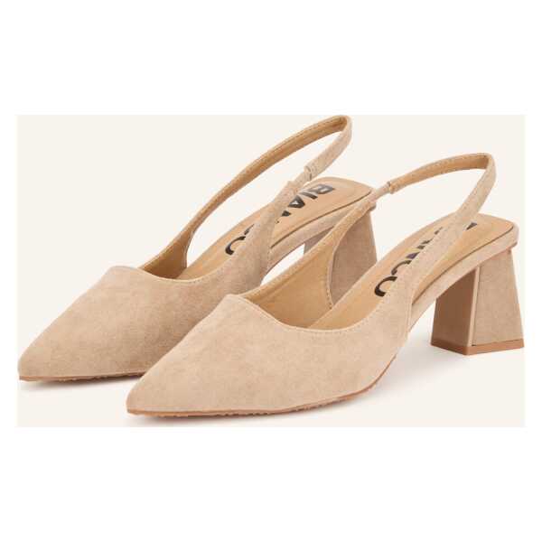 Bianco Slingpumps beige