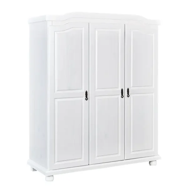 Kleiderschrank Bastian 150 x 180 x 56cm Weiß