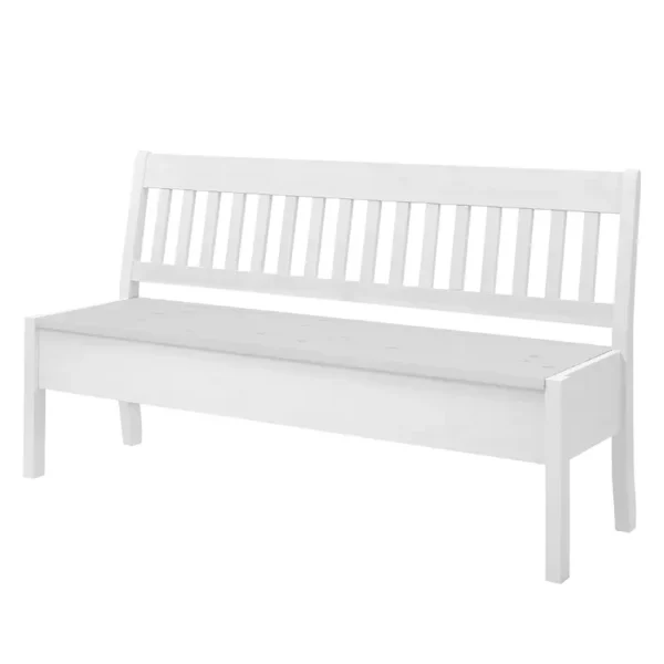 Sitzbank Boston I 169cm Weiß/Kiefer Weiß
