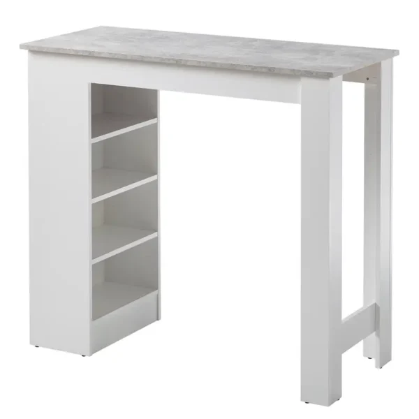 Bartisch Aranos 115 x 103 x 50cm Grau/Weiß/Alpinweiß/Grau