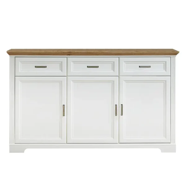 Sideboard I 166 x 102 x 48cm Weiß/Weiß