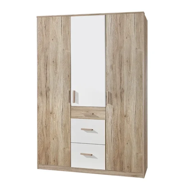 Kinderkleiderschrank II 135 x 199 x 58cm Braun/Eiche