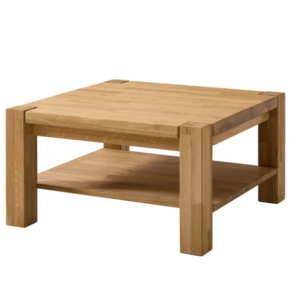 Couchtisch JanWOOD II 70 x 38 x 70cm Braun/Eiche