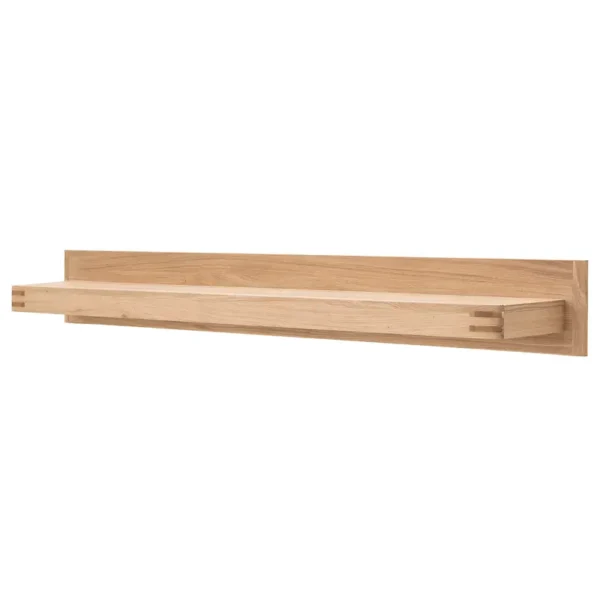Wandboard II Spanplatte, furniert Braun 180 x 20 x 25cm