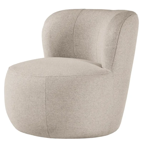 Sessel LOVELOCK Beige Webstoff Voer 78 x 75 x 84cm