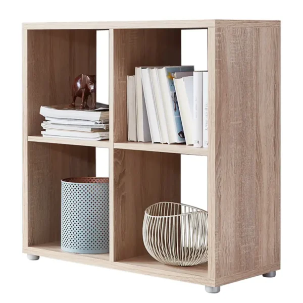 Regal Nernier II Spanplatte, beschichtet Beige/Eiche Sonoma Dekor 74cm