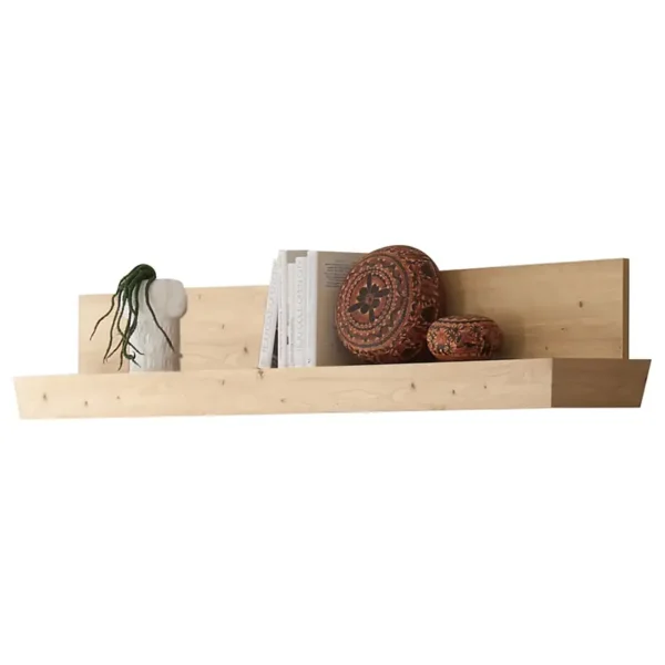 Wandboard Maiossa Spanplatte, foliert Braun/Eiche Dekor 140 x 17 x 19cm