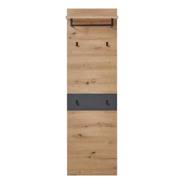 Garderobenpaneel Breite 50 cm 50 x 170 x 30cm Braun/Eiche Artisan Dekor