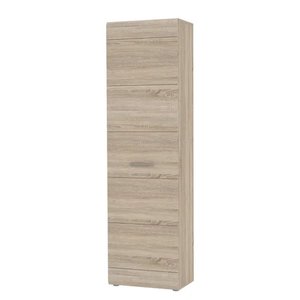 Garderobenschrank 55 x 194 x 35cm Braun