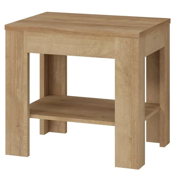 Couchtisch 60 cm 60 x 56 x 44cm Braun/Eiche Riviera Dekor