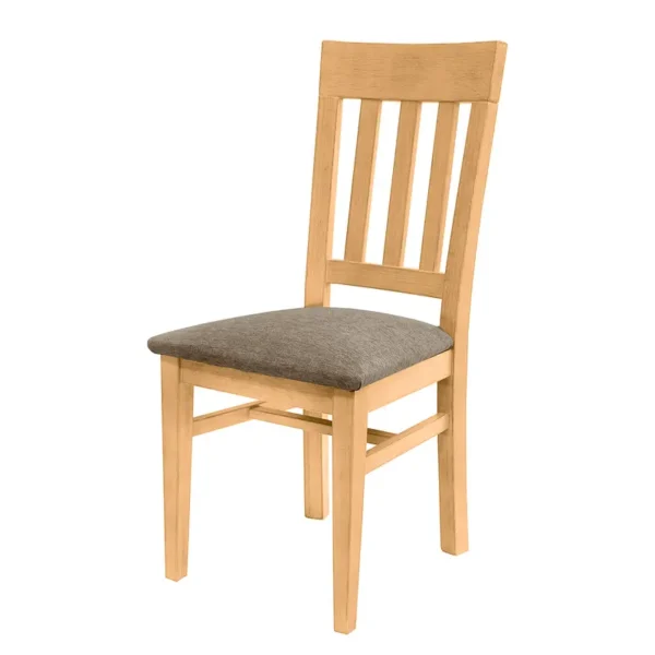Esszimmerstuhl Typ B Dunkel 48 x 101 x 52cm Braun/Taupe