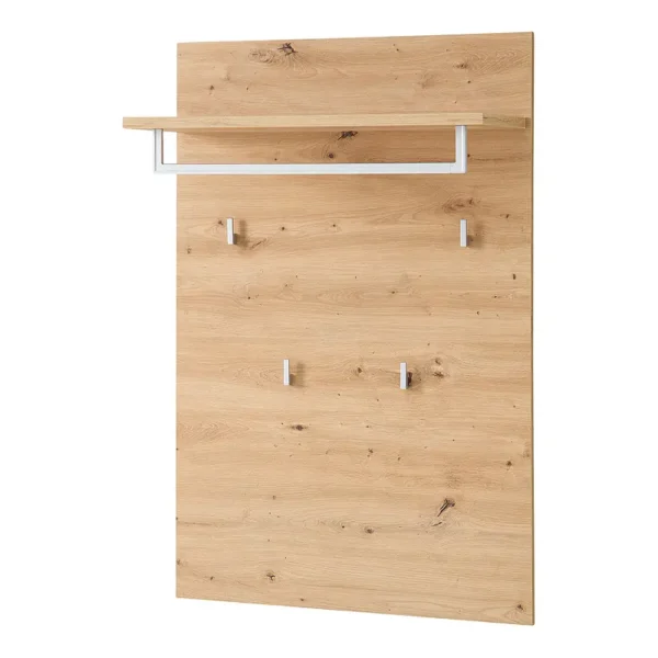 Garderobenpaneel 78 cm 78 x 117 x 30cm Weiß