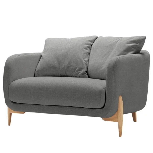 XXL-Sessel Grau Webstoff Sterre 117 x 84 x 97cm