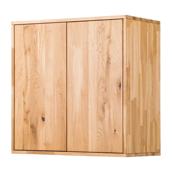 Massive Kommode 74 x 74 x 35cm Braun