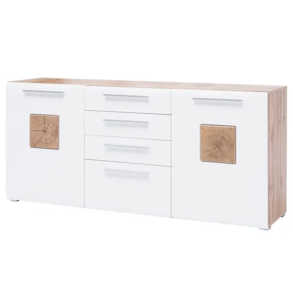 Sideboard 180 x 82 x 43cm Weiß