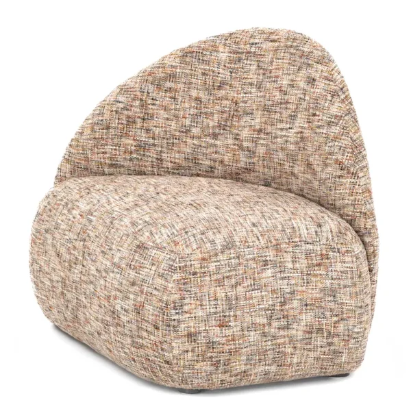 Sessel GANI Multicolor Strukturstoff Trinu ohne Hocker 88 x 82 x 68cm