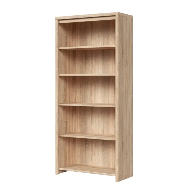 Regal Bakalar Spanplatte, foliert Braun/Eiche Sonoma Dekor 90 x 200 x 40cm