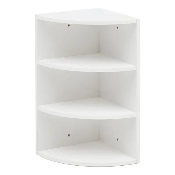Eck-Wandregal Tussey Spanplatte, beschichtet Weiß/Weiß 30 x 60 x 30cm