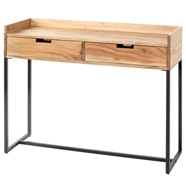 Konsolentisch Sisele Typ B 100 x 80 x 35cm Schwarz/Braun