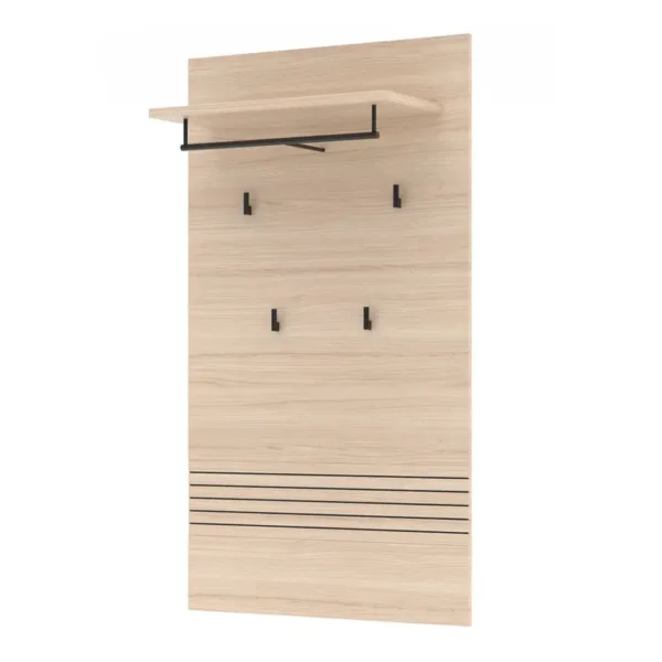Garderobenpaneel 78 x 139 x 30cm Beige