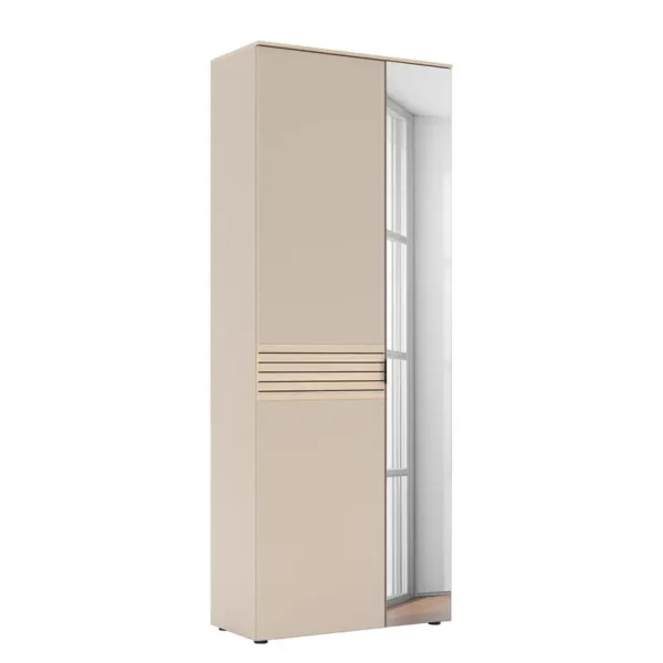 Garderobenschrank 78 x 202 x 38cm Beige