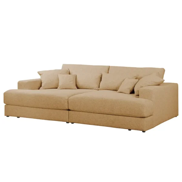 Big-Sofa Orange Webstoff Hevi 290 x 65 x 170cm Modern