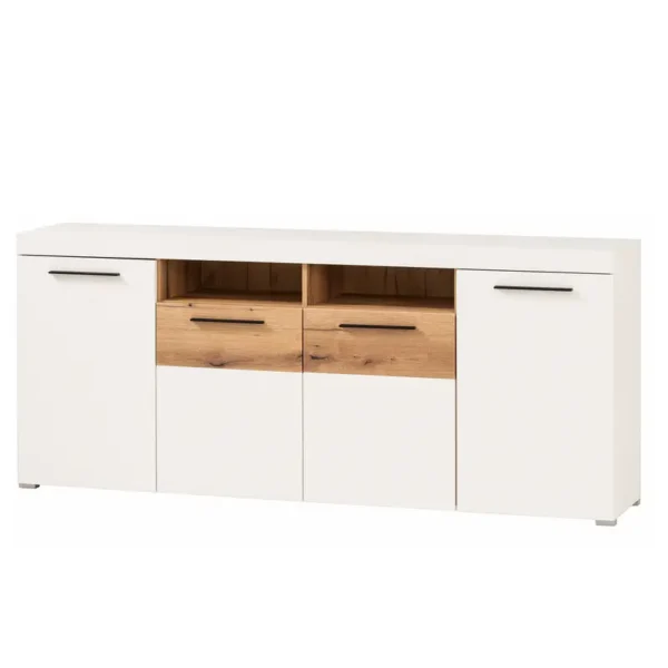 Sideboard 205 x 87 x 40cm Weiß