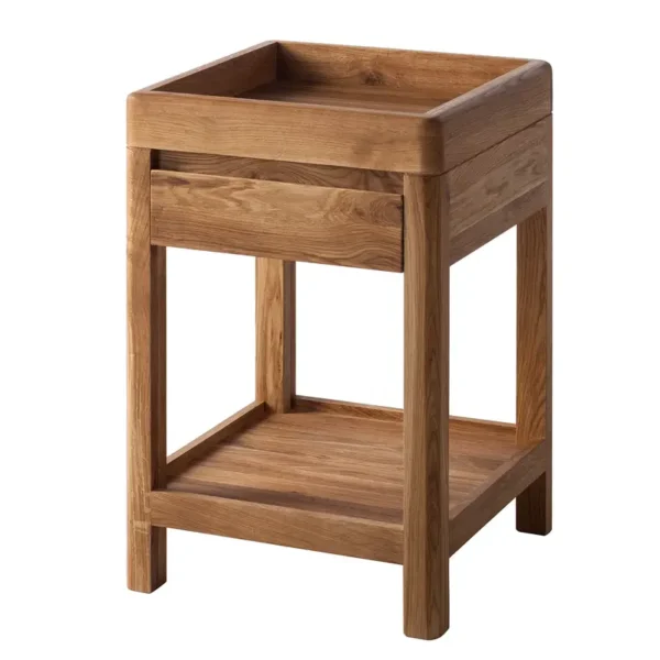 Beistelltisch Anamur II 40 x 60 x 40cm Braun Eiche