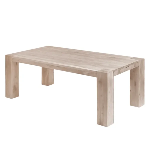 Esstisch George 180 x 100 cm Braun/Eiche Hell