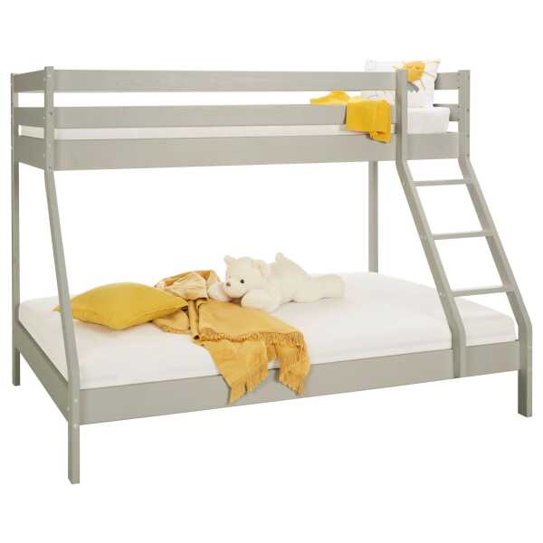 Etagenbett Denis Grau ca. 90x200 / 140x200cm