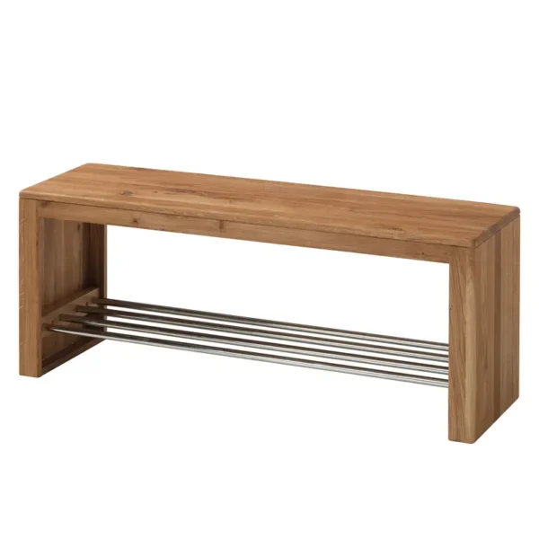 Garderobenbank 100cm Braun/Eiche Eiche