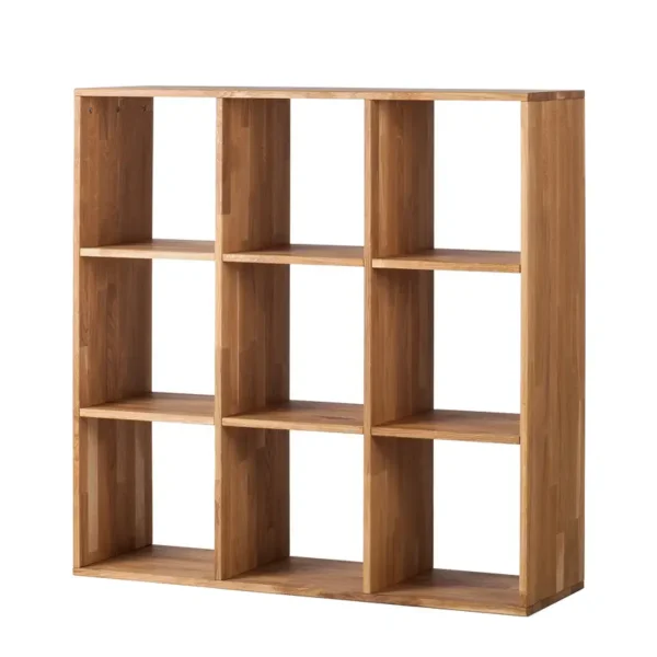 Regal GrapWOOD Massivholz Eiche, geölt Braun/Eiche 112 x 112cm Eiche