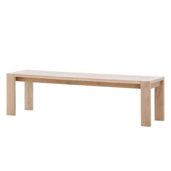 Sitzbank 205cm Braun/Eiche Hell